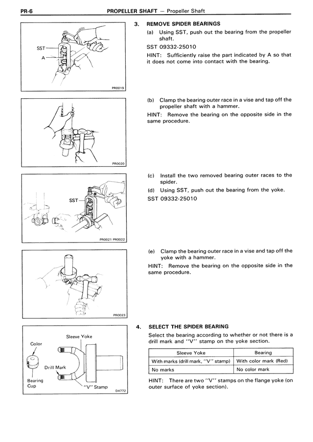 Propeller Shaft — MK3 Supra Propeller Shaft, page 6