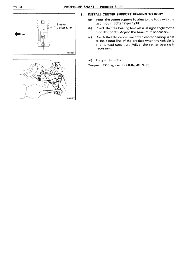 Propeller Shaft — MK3 Supra Propeller Shaft, page 10