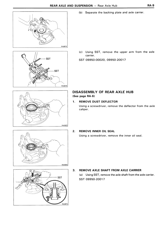 Rear Axle & Suspension — MK3 Supra Rear Axle & Suspension, page 9