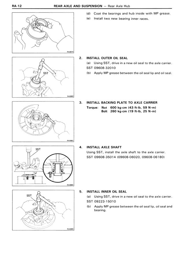 Rear Axle & Suspension — MK3 Supra Rear Axle & Suspension, page 12