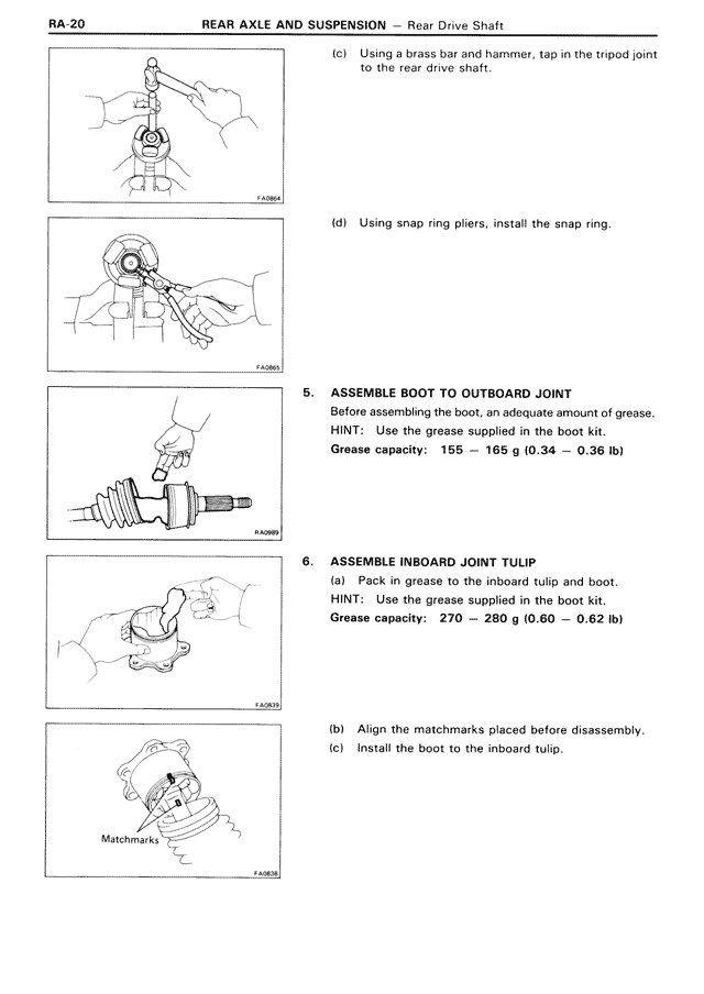 Rear Axle & Suspension — MK3 Supra Rear Axle & Suspension, page 20