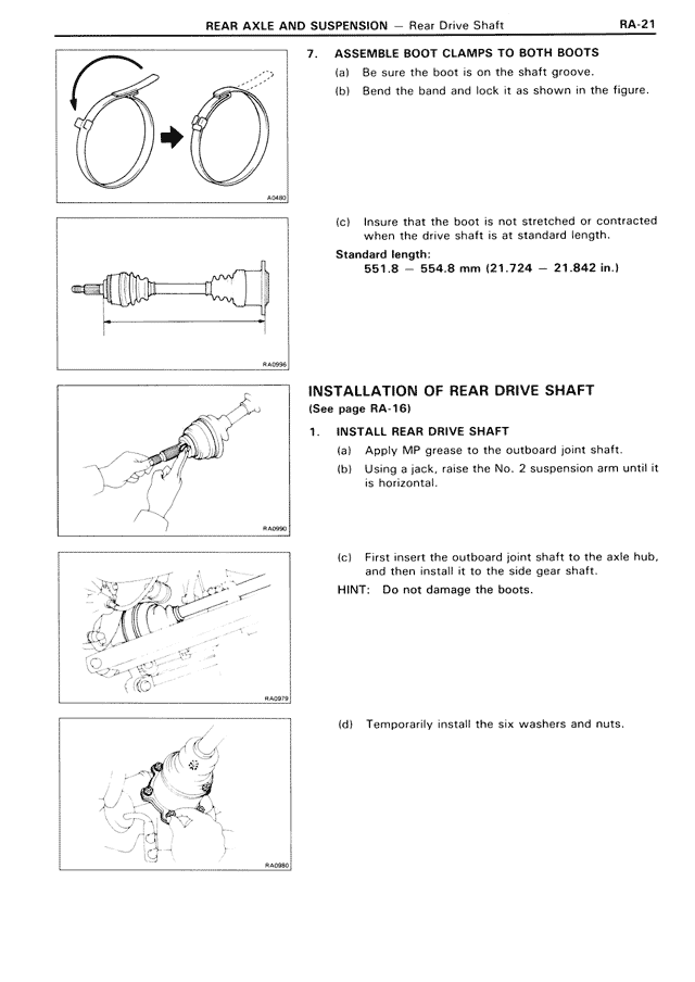 Rear Axle & Suspension — MK3 Supra Rear Axle & Suspension, page 21