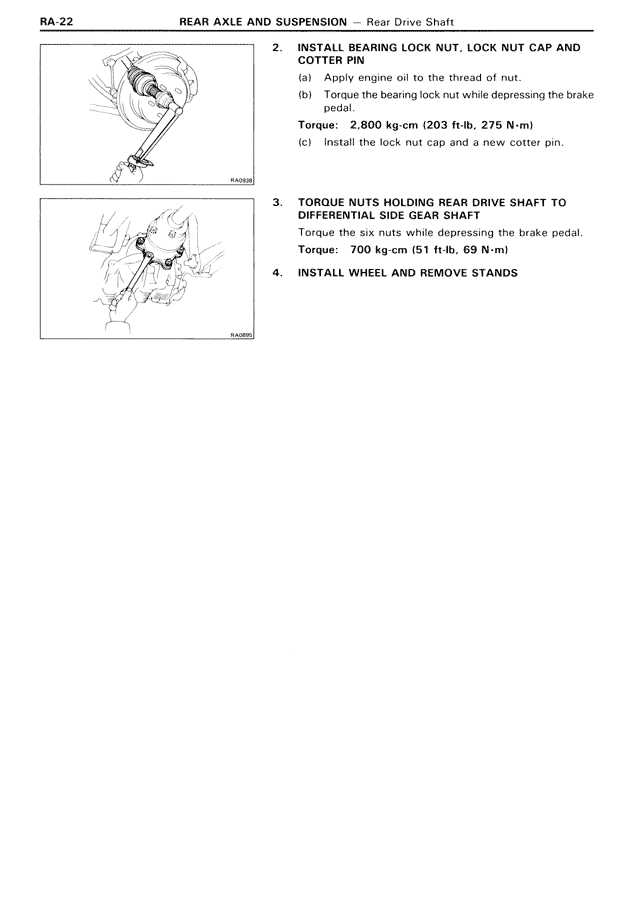 Rear Axle & Suspension — MK3 Supra Rear Axle & Suspension, page 22