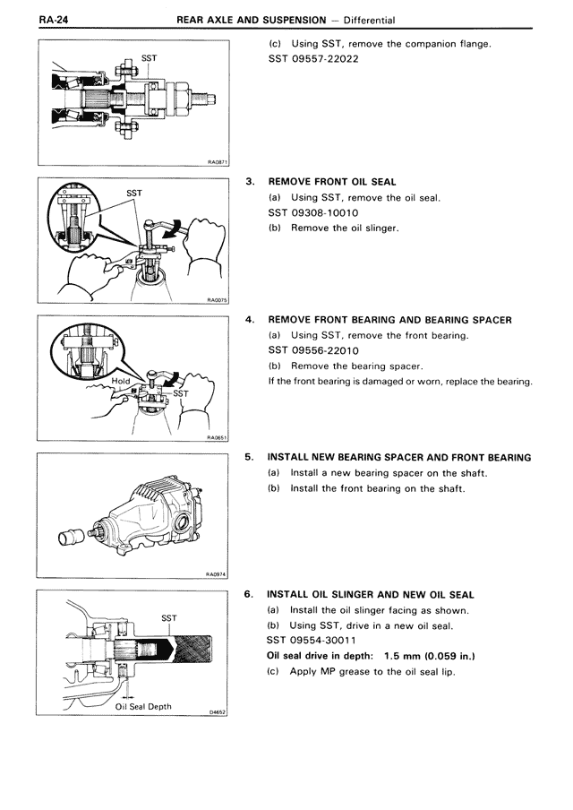 Rear Axle & Suspension — MK3 Supra Rear Axle & Suspension, page 24