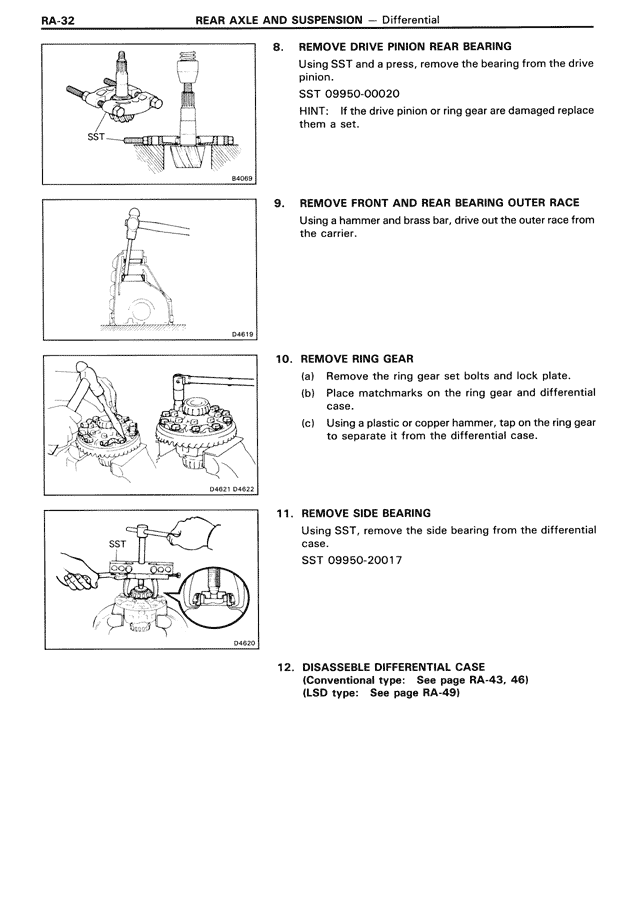 Rear Axle & Suspension — MK3 Supra Rear Axle & Suspension, page 32