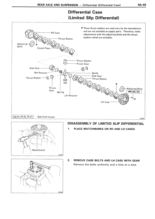 Differential Case (Limited Slip Differential) — MK3 Supra Rear Axle & Suspension, page 49