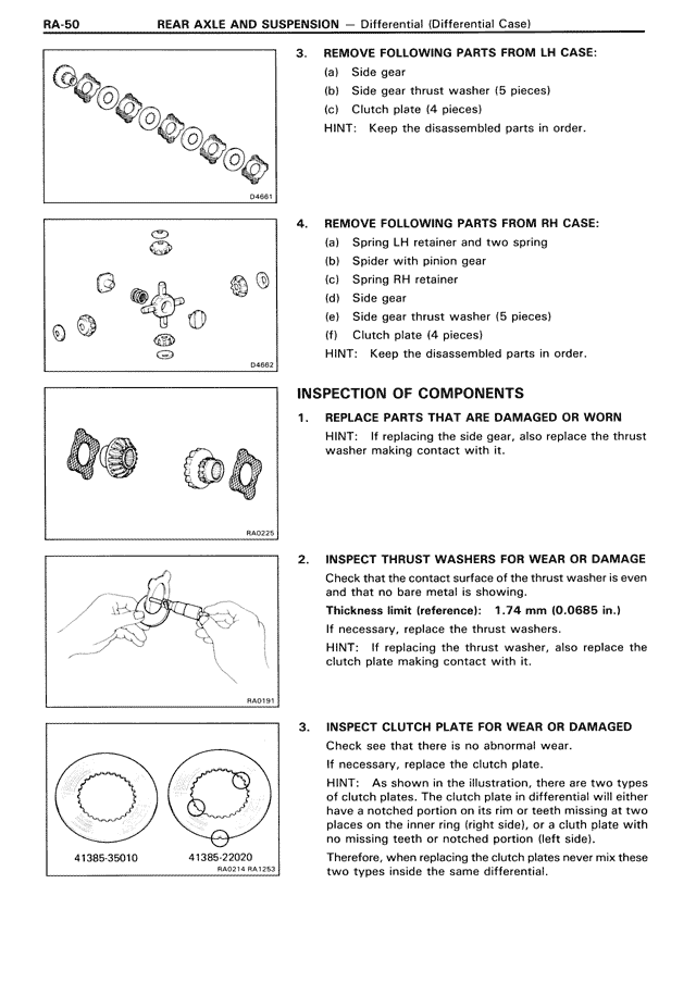 Rear Axle & Suspension — MK3 Supra Rear Axle & Suspension, page 50