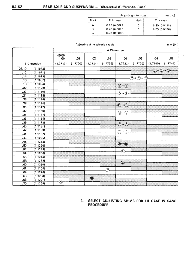 Rear Axle & Suspension — MK3 Supra Rear Axle & Suspension, page 52