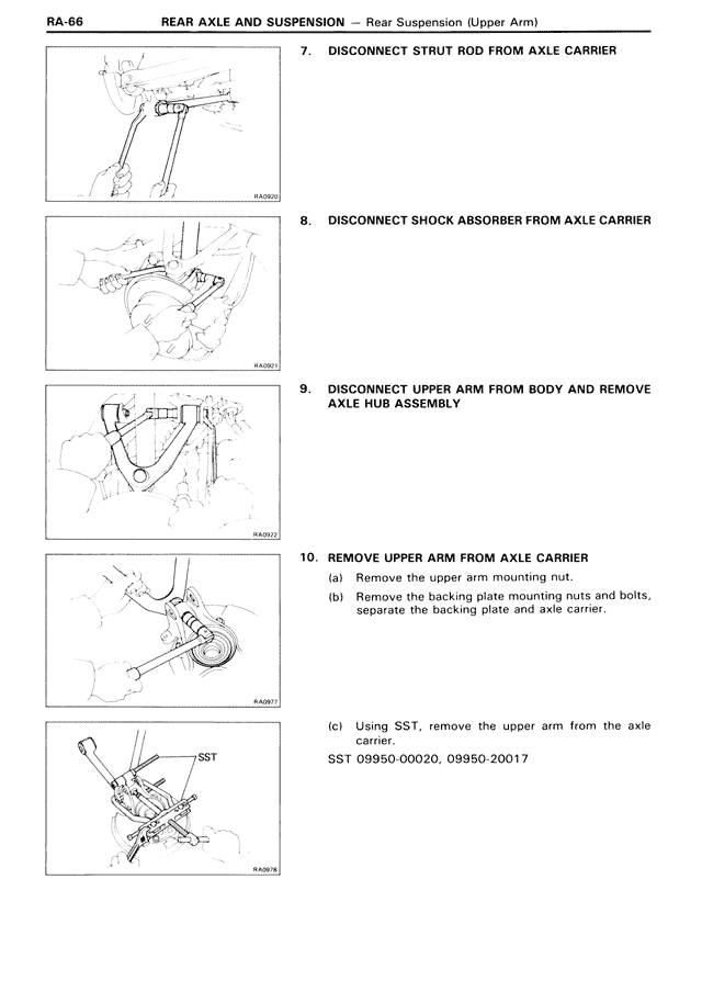 Rear Axle & Suspension — MK3 Supra Rear Axle & Suspension, page 66