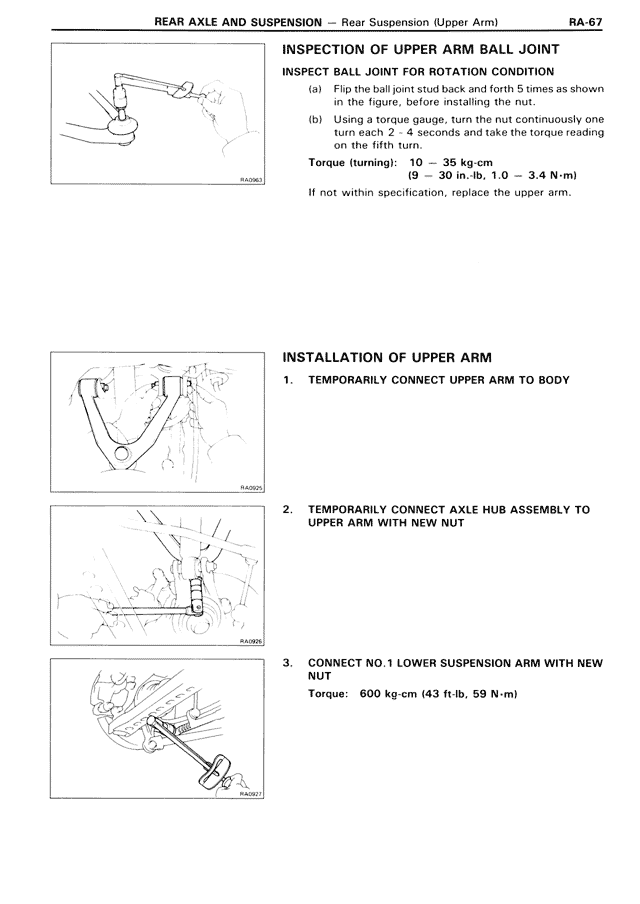 Rear Axle & Suspension — MK3 Supra Rear Axle & Suspension, page 67