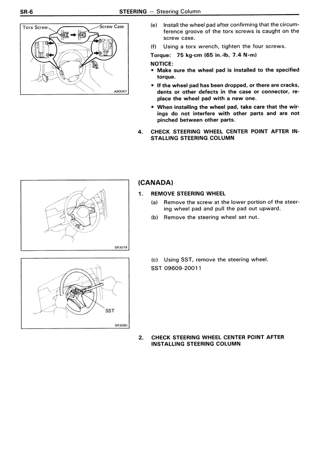 Steering — MK3 Supra Steering, page 6