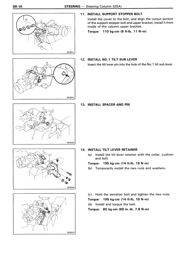 Steering — MK3 Supra Steering, page 16
