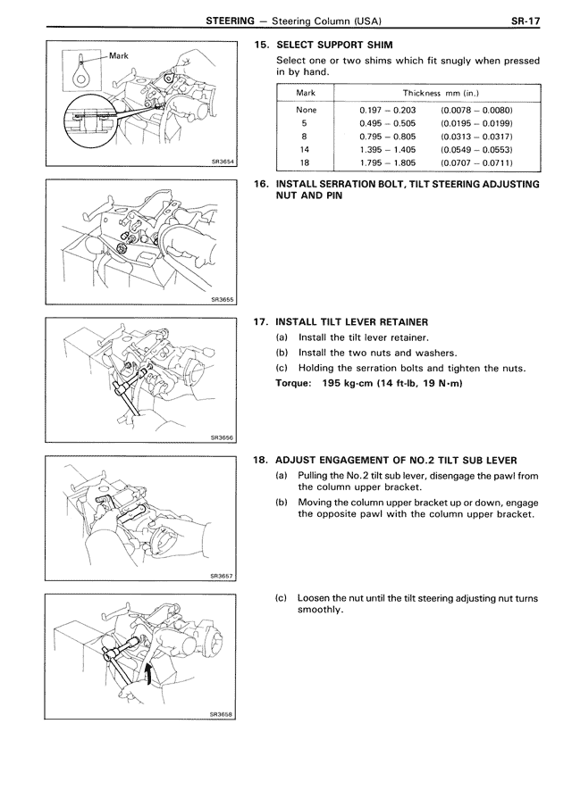 Steering — MK3 Supra Steering, page 17
