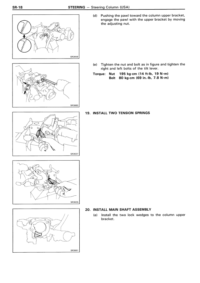 Steering — MK3 Supra Steering, page 18