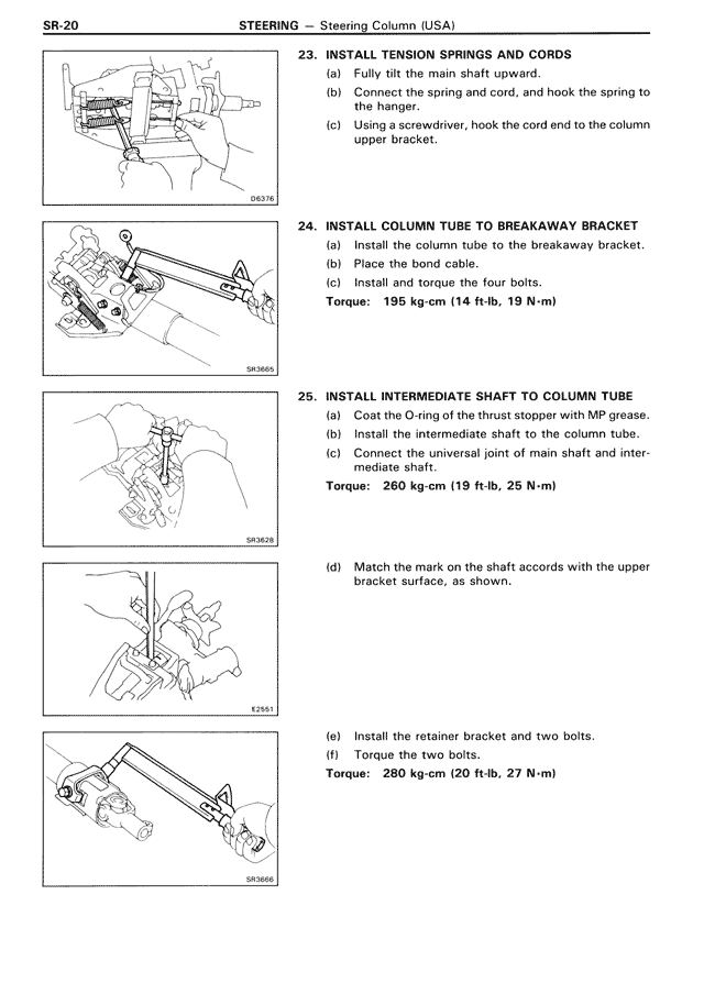 Steering — MK3 Supra Steering, page 20
