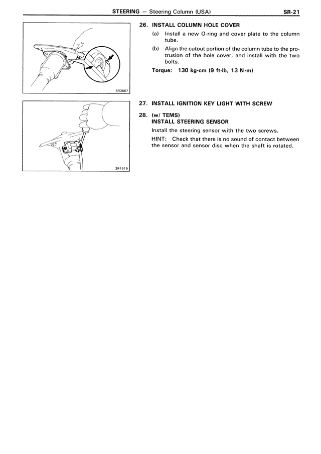 Steering — MK3 Supra Steering, page 21