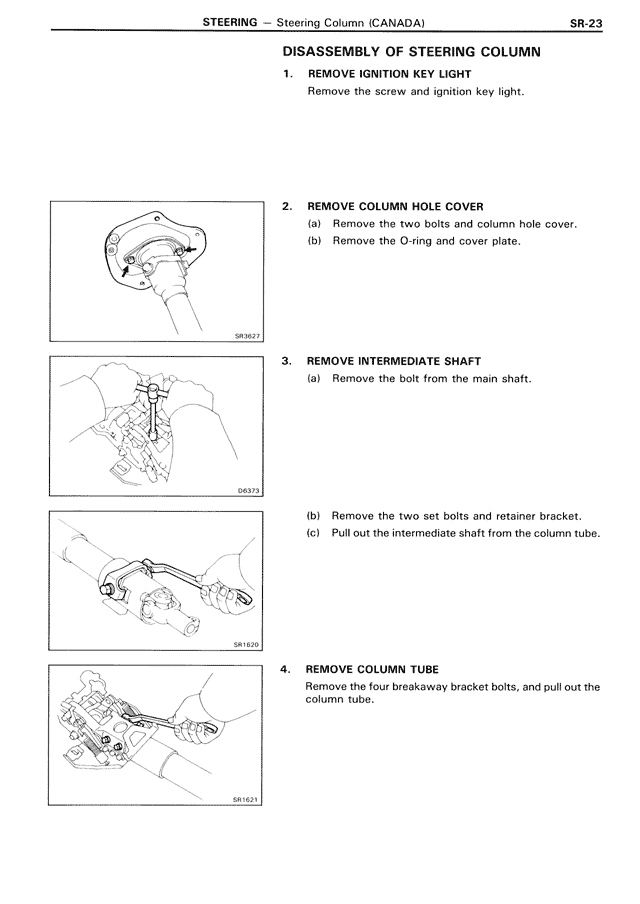 Disassembly of Steering Column — MK3 Supra Steering, page 23