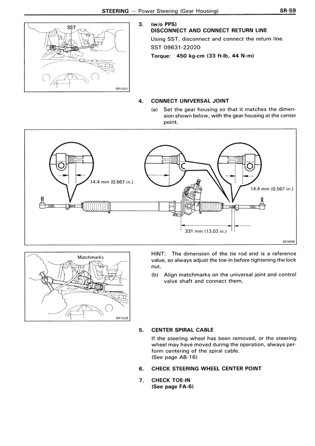 Steering — MK3 Supra Steering, page 59