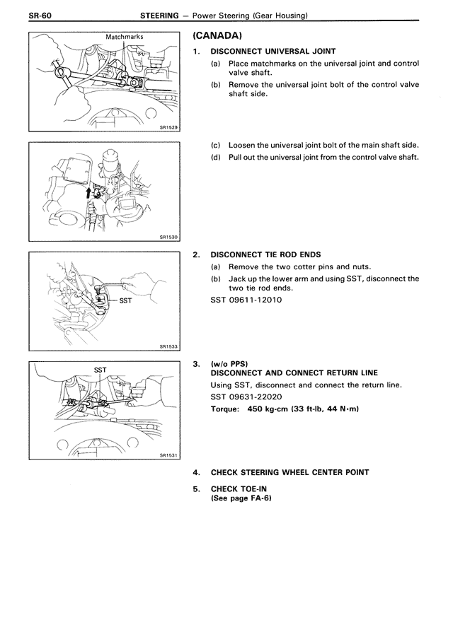 (Canada) — MK3 Supra Steering, page 60