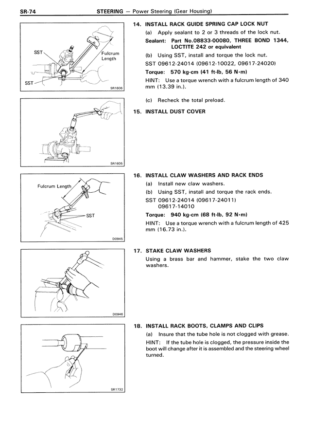 Steering — MK3 Supra Steering, page 74