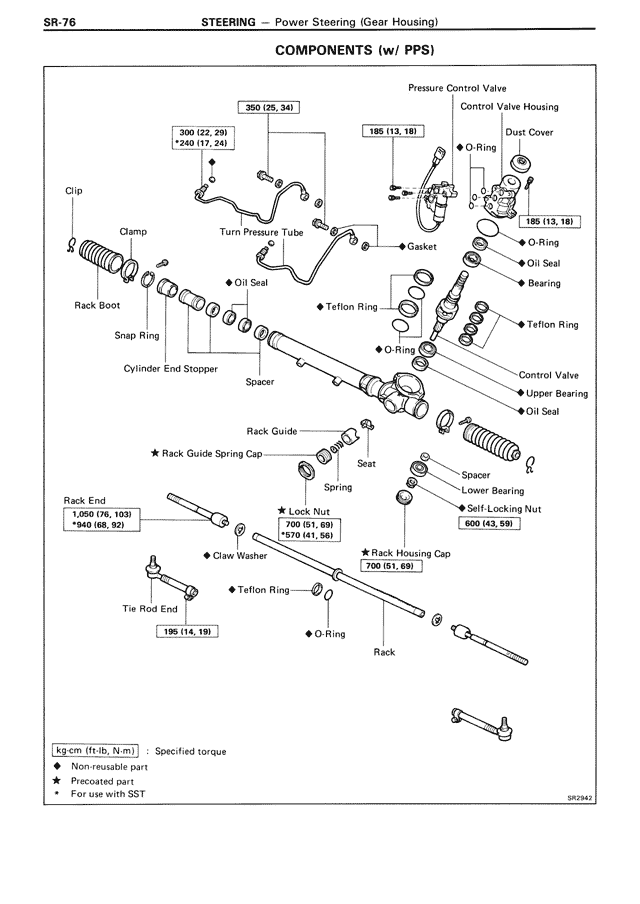 Components (w/ Pps) — MK3 Supra Steering, page 76