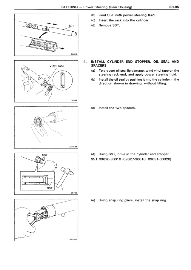 Steering — MK3 Supra Steering, page 85