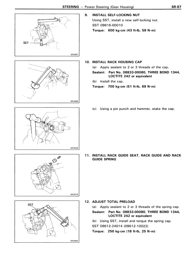 Steering — MK3 Supra Steering, page 87