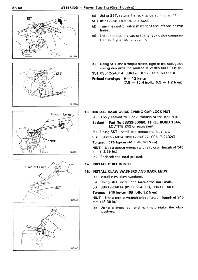 Steering — MK3 Supra Steering, page 88