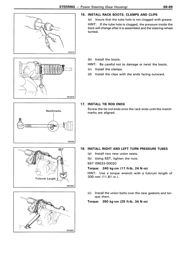Steering — MK3 Supra Steering, page 89
