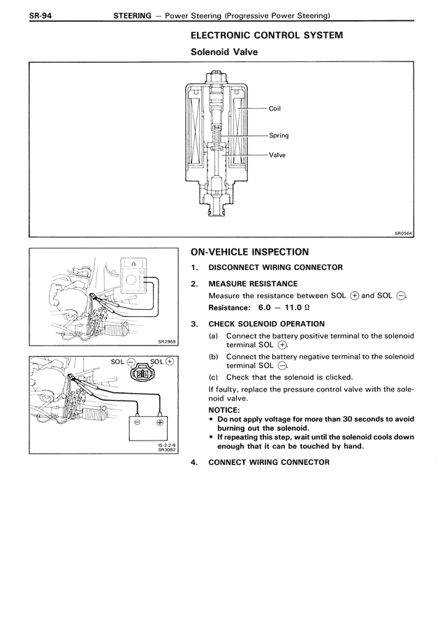 Electronic Control System — MK3 Supra Steering, page 94
