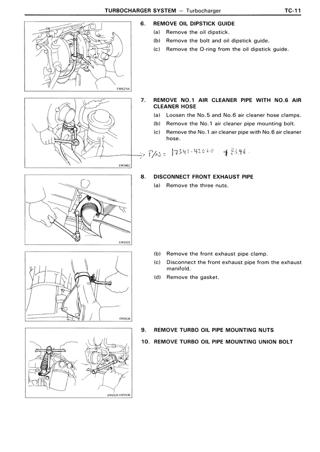 Turbocharger System — MK3 Supra Turbocharger System, page 11