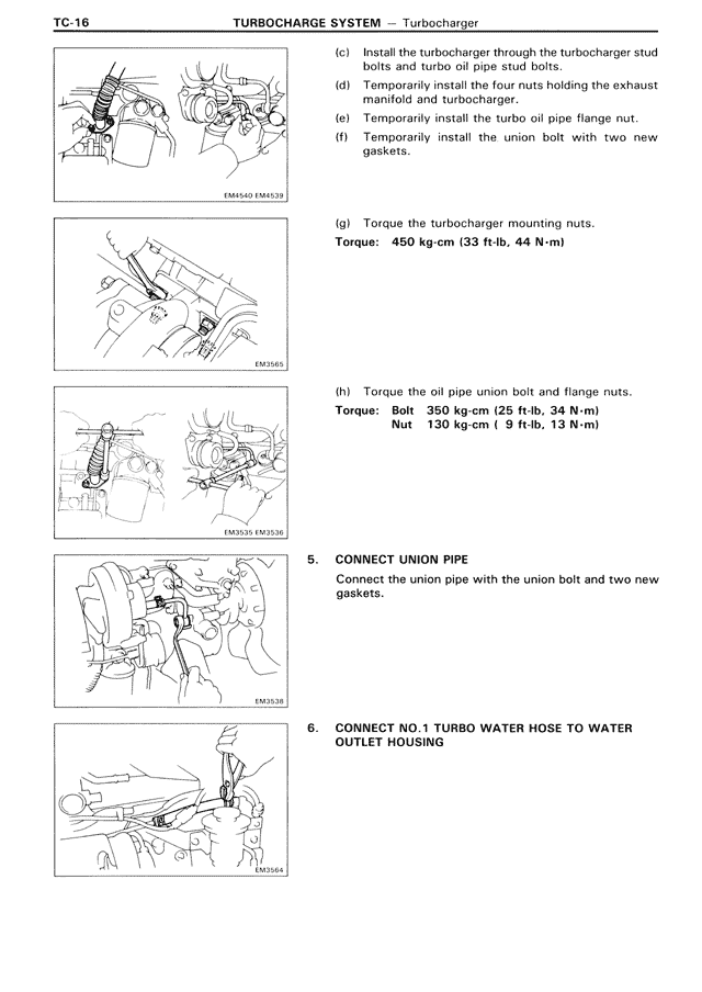 Turbocharger System — MK3 Supra Turbocharger System, page 16