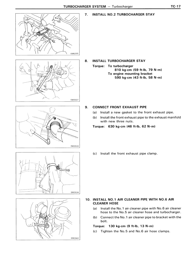 Turbocharger System — MK3 Supra Turbocharger System, page 17