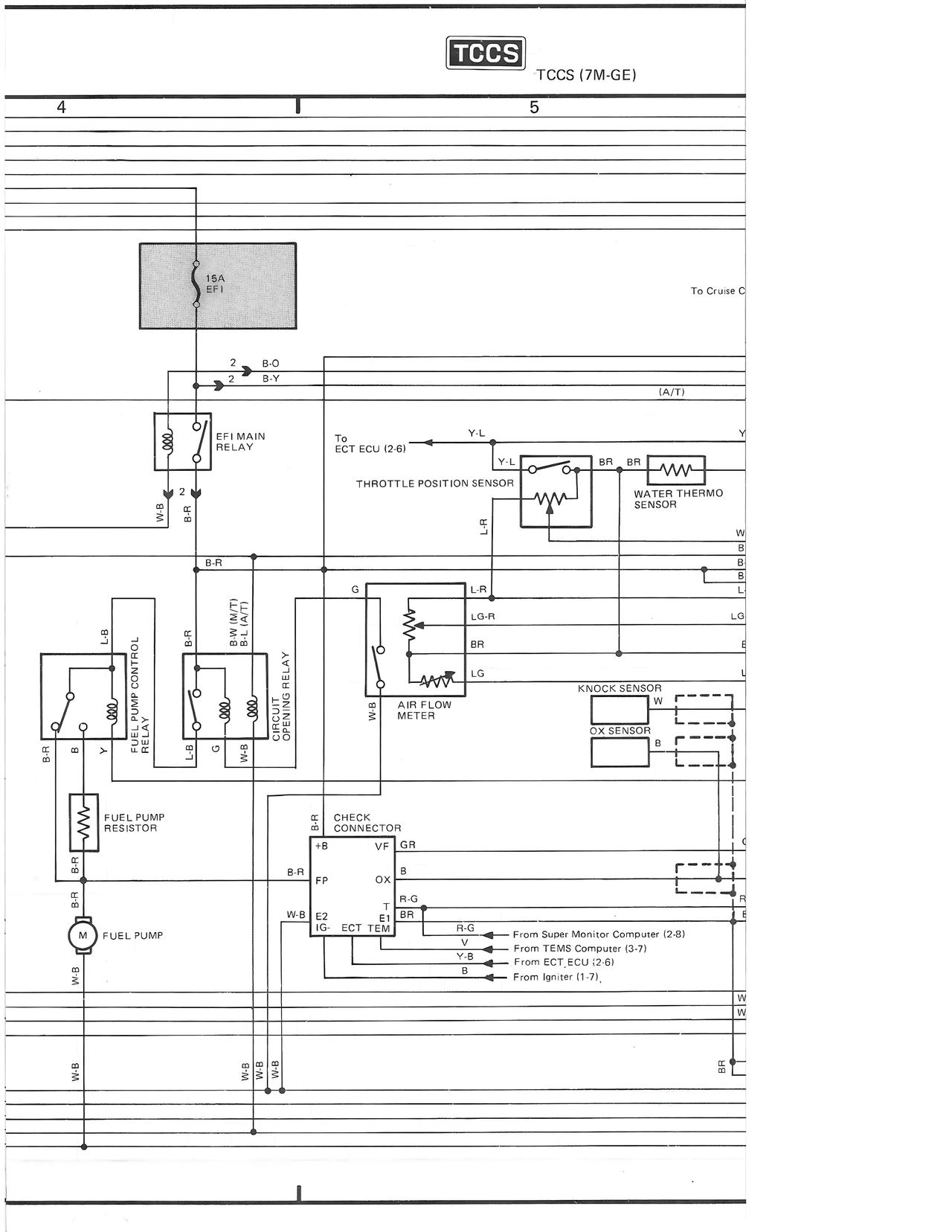 Overall Wiring Diagram — MK3 Supra Overall Wiring Diagram wiring diagram, page 4