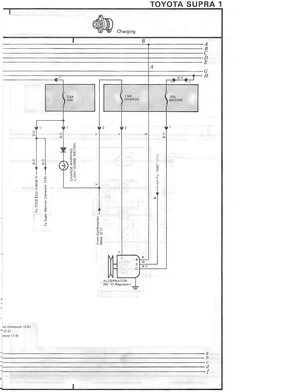 Toyota Supra 1 — MK3 Supra Overall Wiring Diagram wiring diagram, page 6