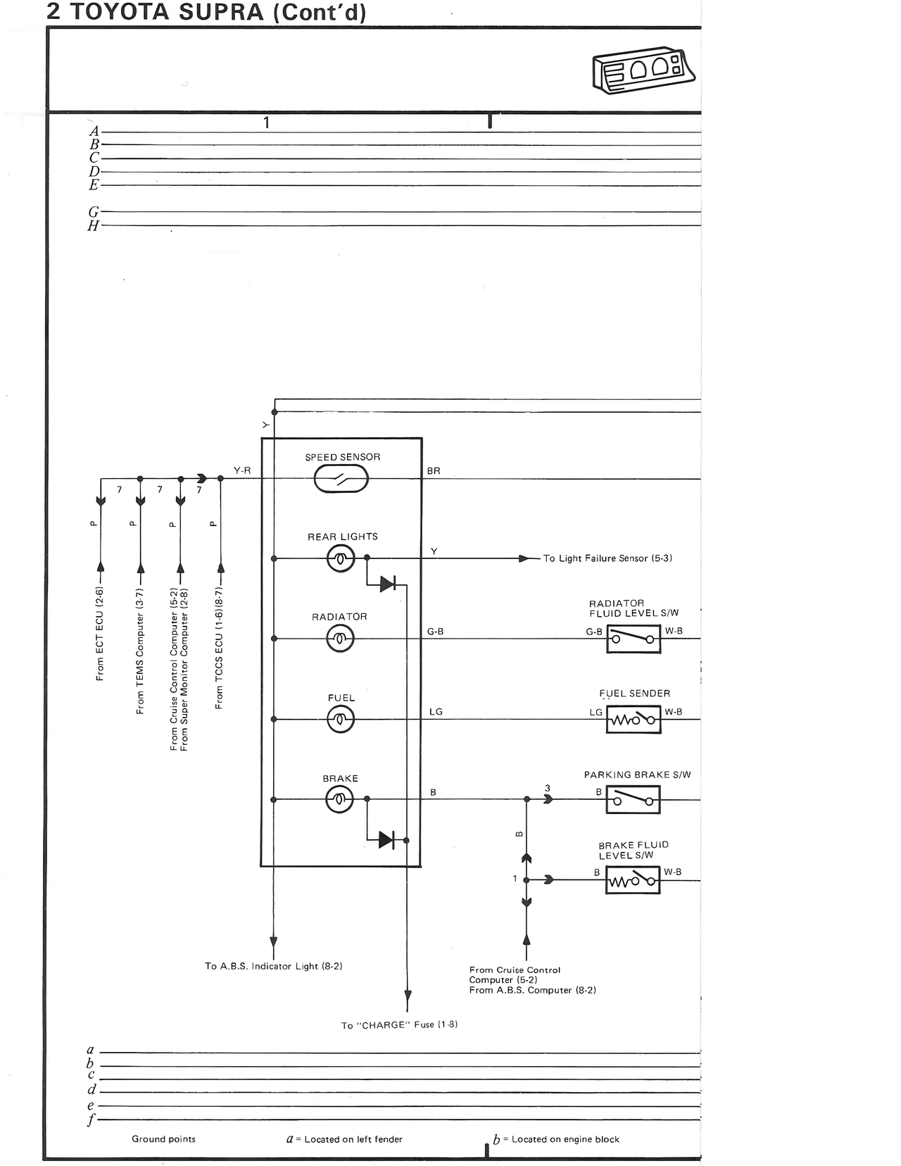 Overall Wiring Diagram — MK3 Supra Overall Wiring Diagram wiring diagram, page 7