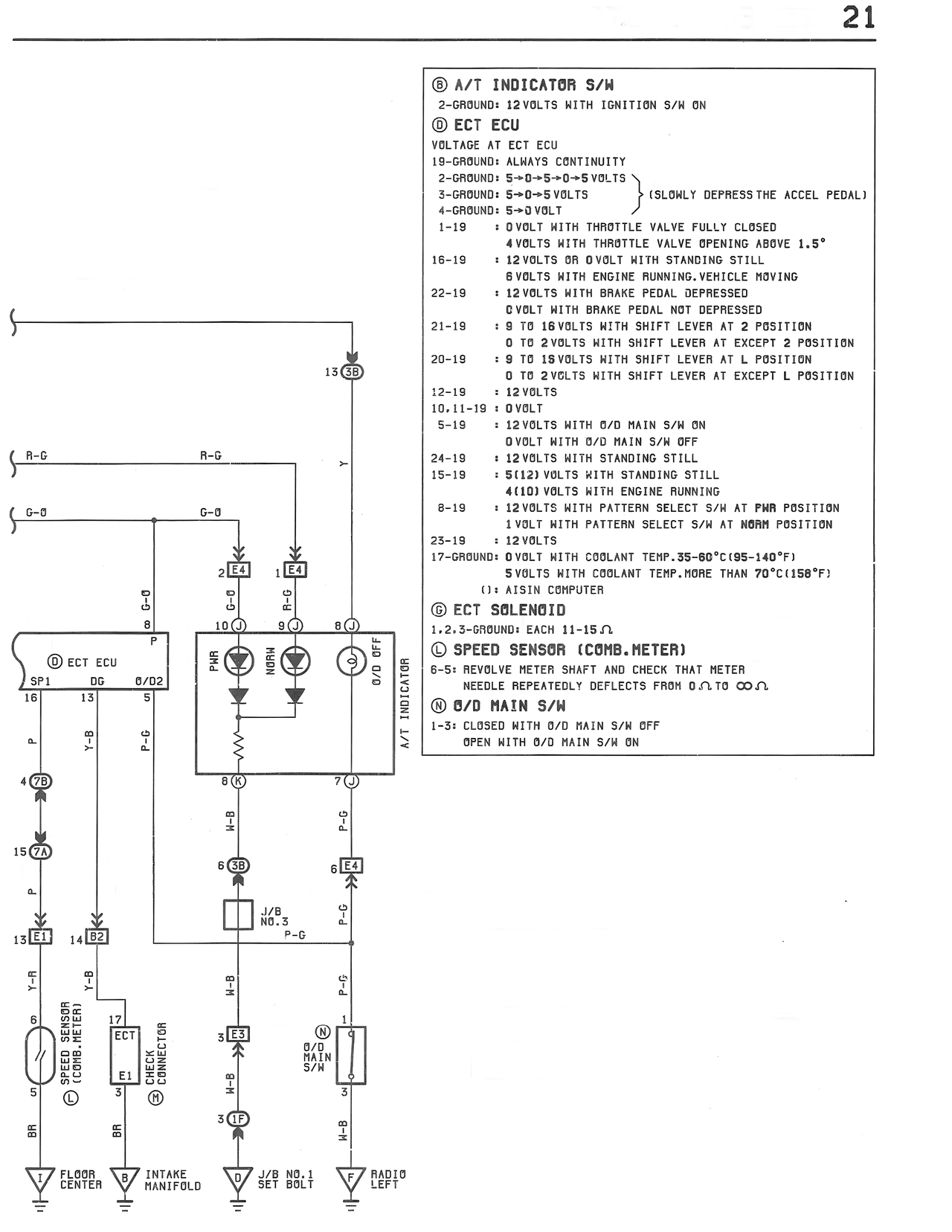 ECT System — MK3 Supra ECT System wiring diagram, page 2