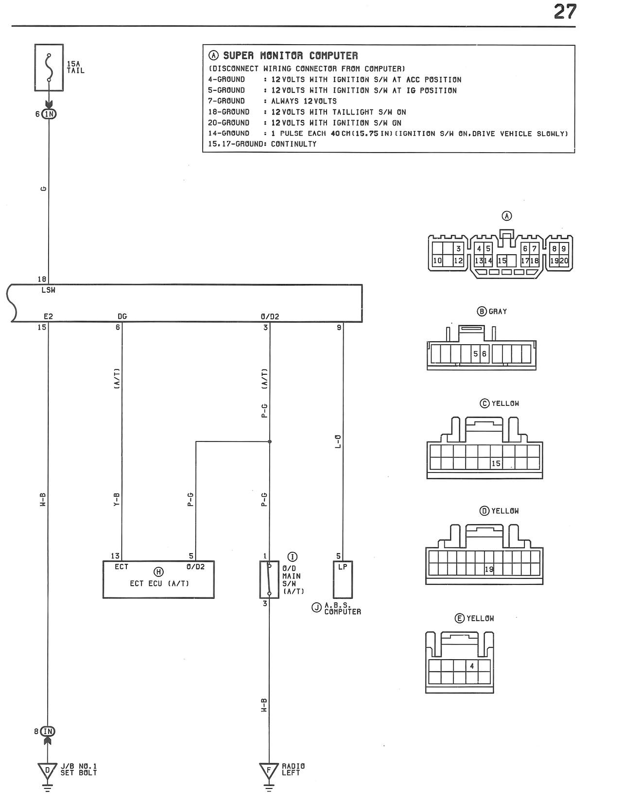 Super Monitor — MK3 Supra Super Monitor wiring diagram, page 2