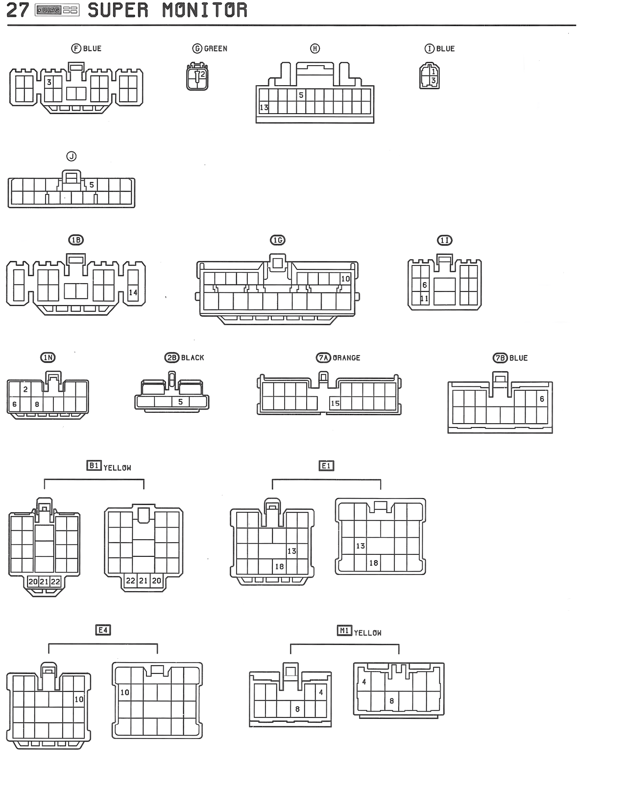 Super Monitor — MK3 Supra Super Monitor wiring diagram, page 3