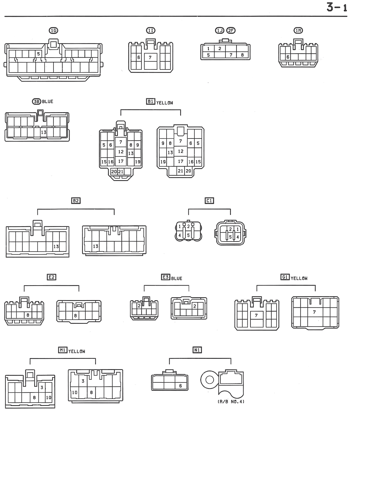 EFI System — MK3 Supra EFI System wiring diagram, page 6