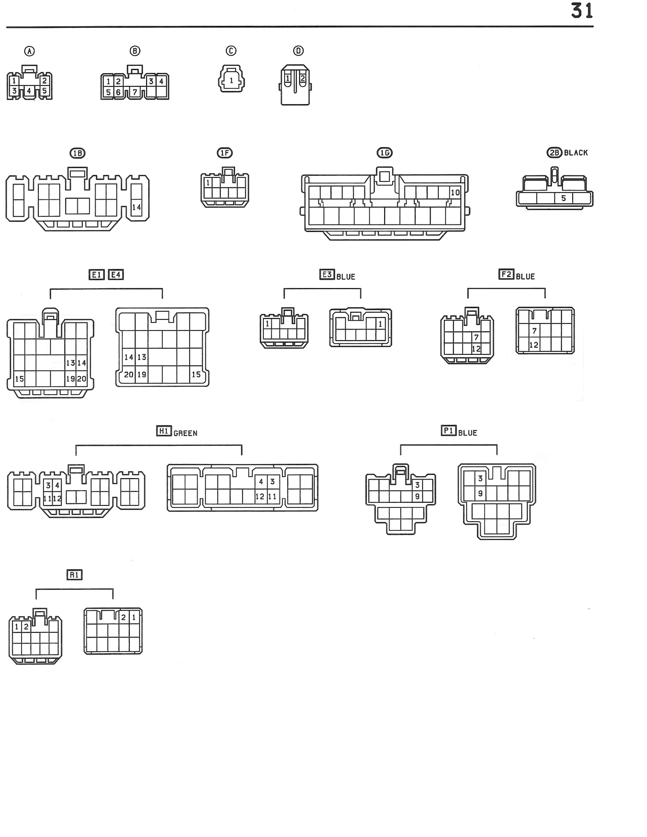 Radio and Tape Player — MK3 Supra Radio and Tape Player wiring diagram, page 2