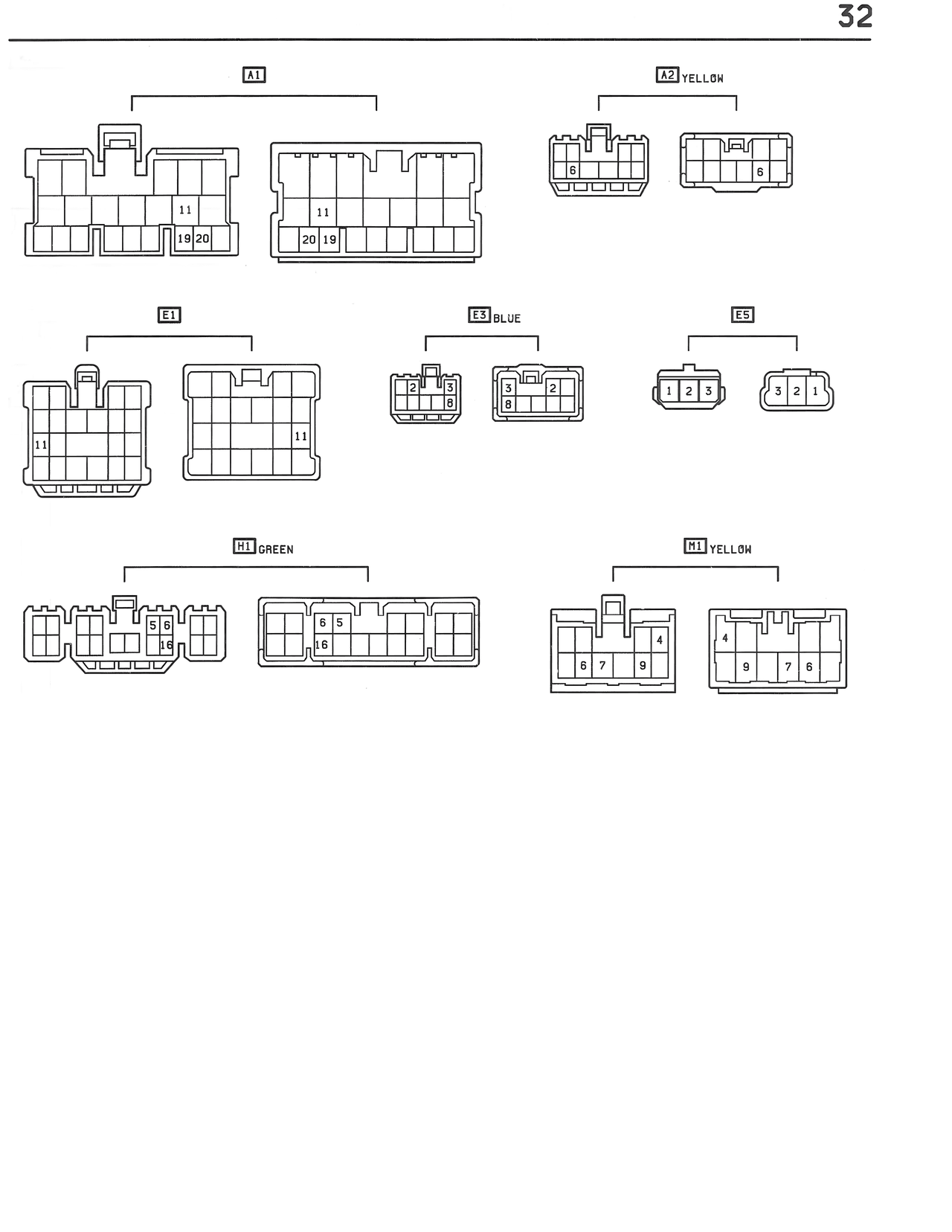 Combination Meter — MK3 Supra Combination Meter wiring diagram, page 4