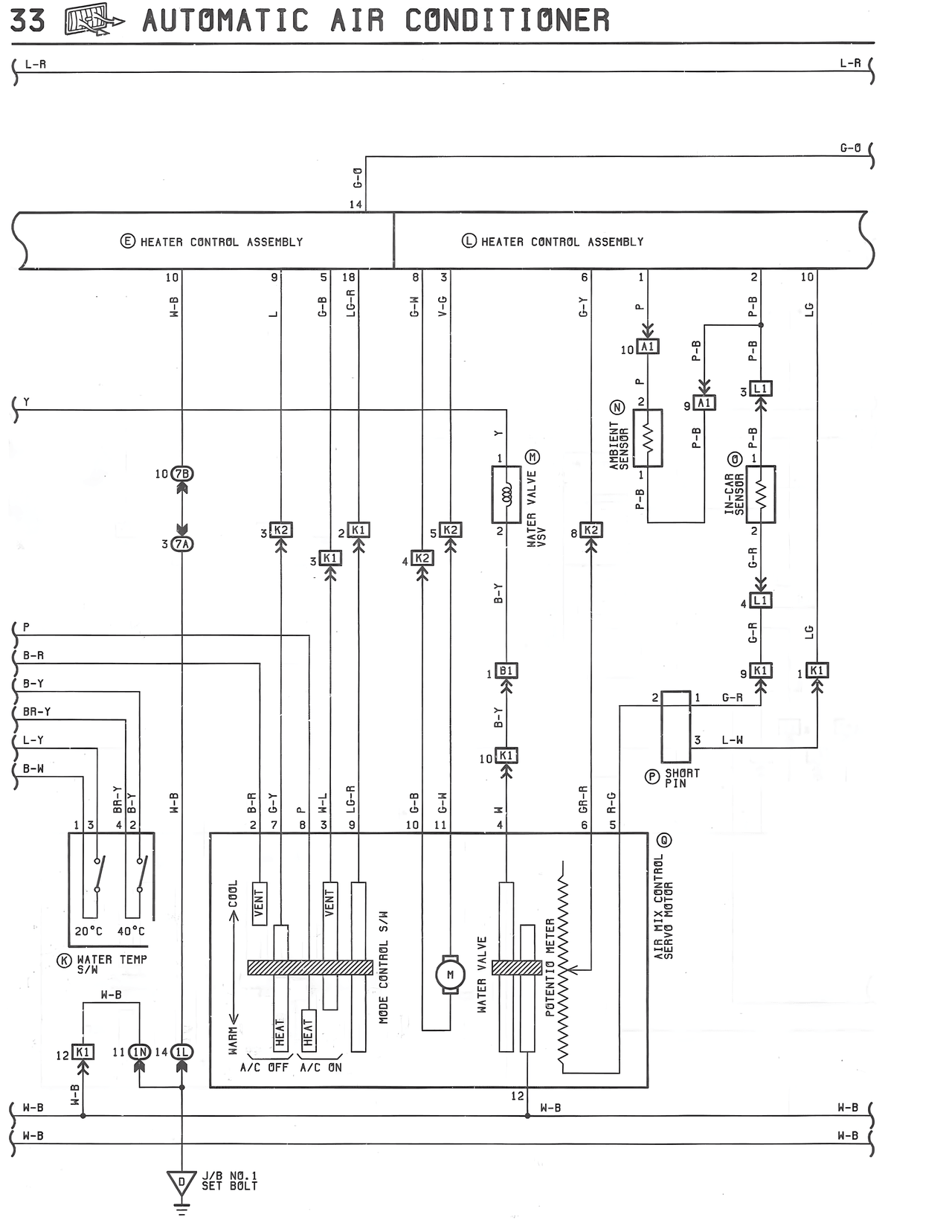 Automatic Air Conditioner — MK3 Supra Automatic Air Conditioner wiring diagram, page 3