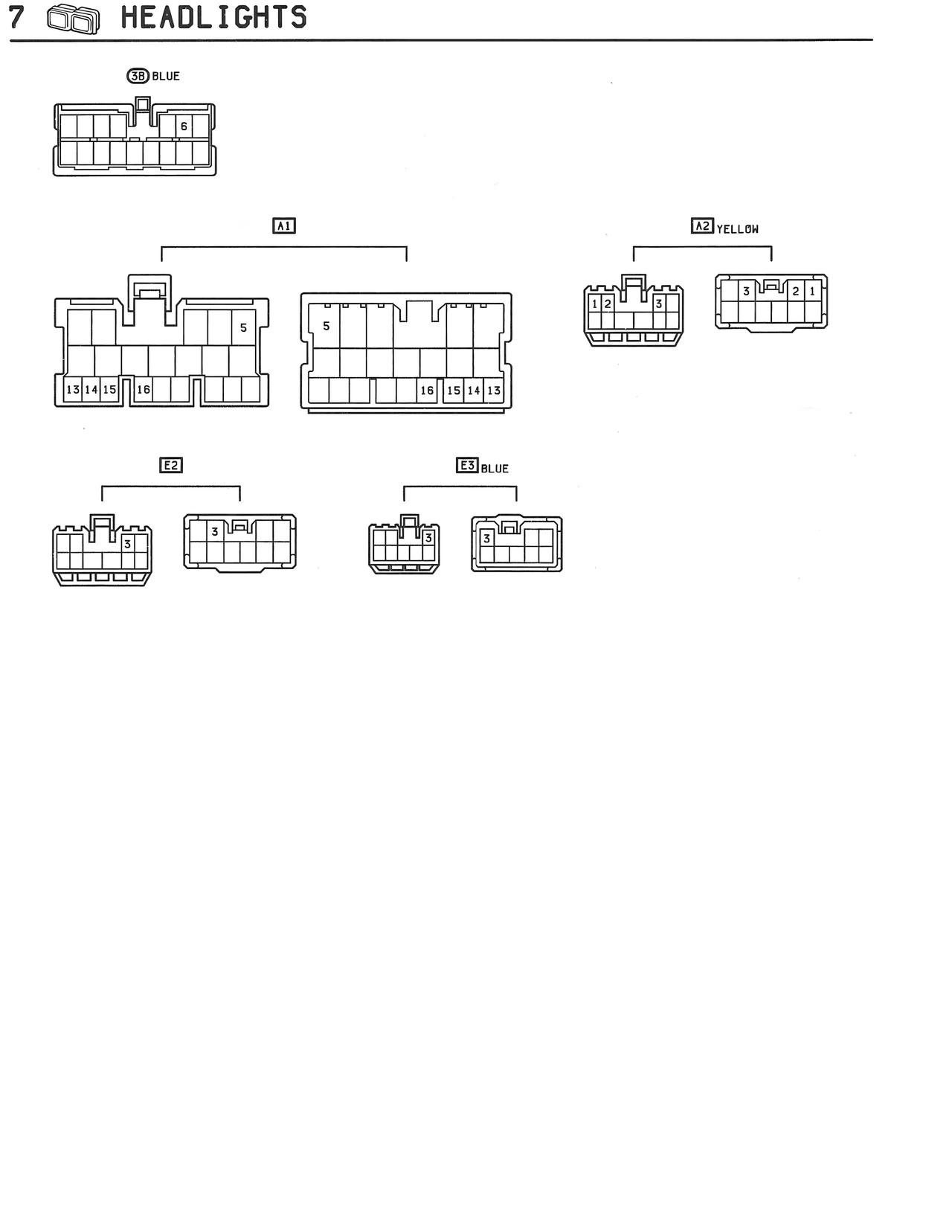 Headlights — MK3 Supra Headlights wiring diagram, page 3