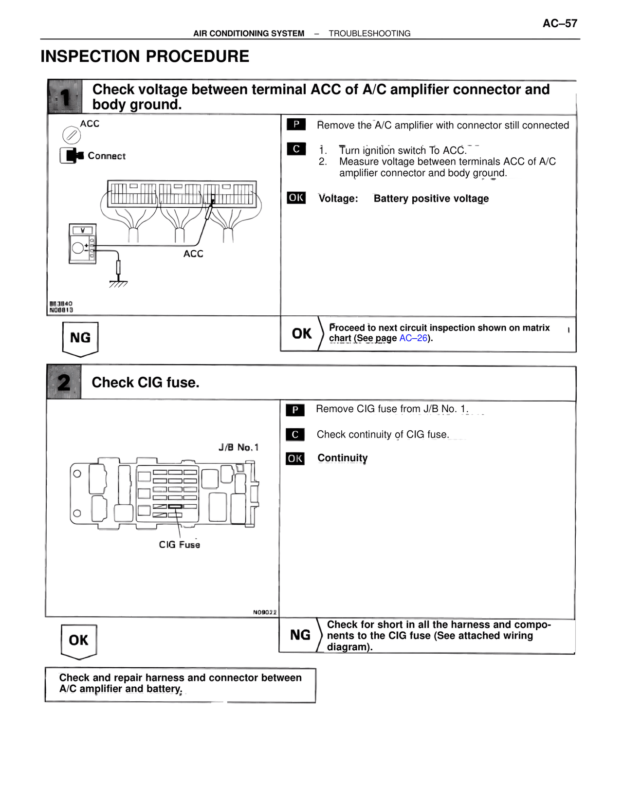 Inspection Procedure — MK4 Supra Air Conditioning, page 57