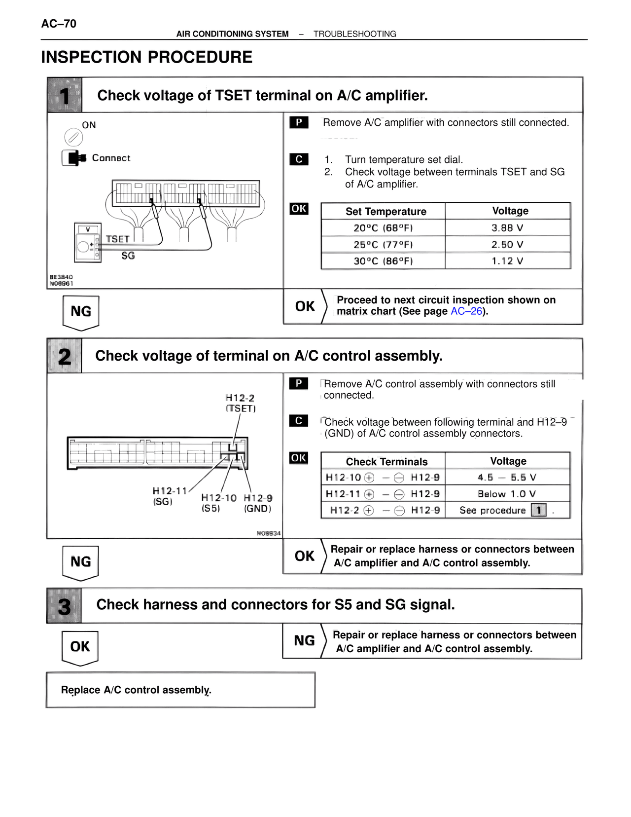 Inspection Procedure — MK4 Supra Air Conditioning, page 70