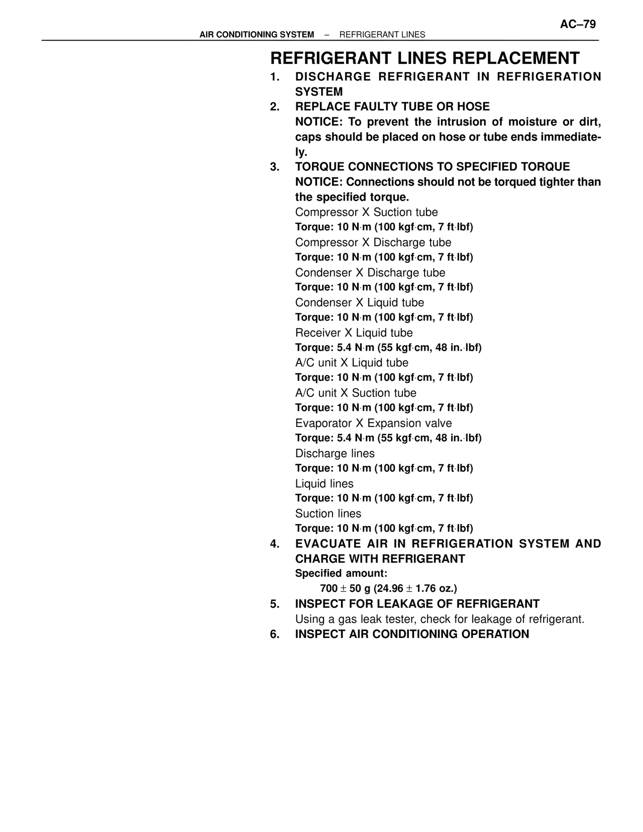 Refrigerant Lines Replacement — MK4 Supra Air Conditioning, page 79