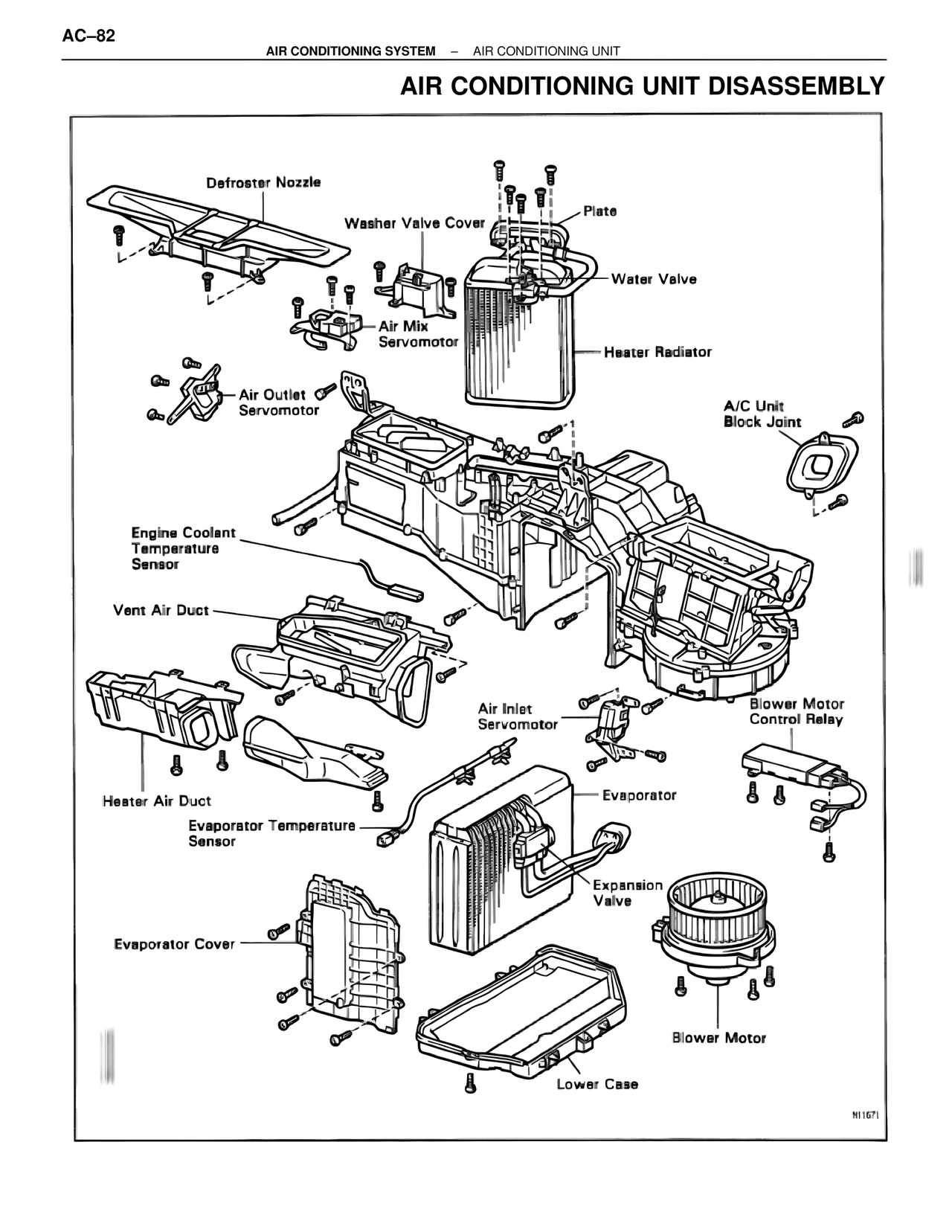 Air Conditioning Unit Disassembly — MK4 Supra Air Conditioning, page 82