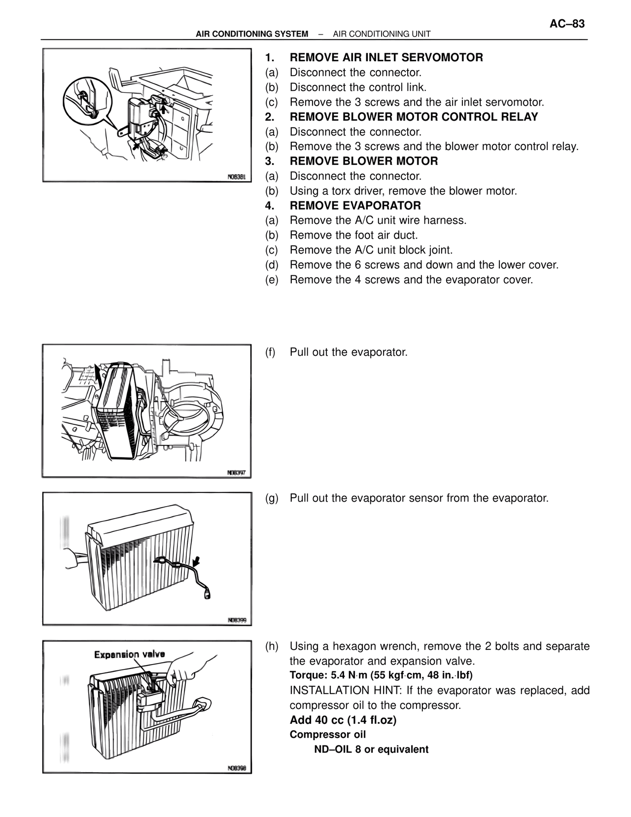 Air Conditioning — MK4 Supra Air Conditioning, page 83