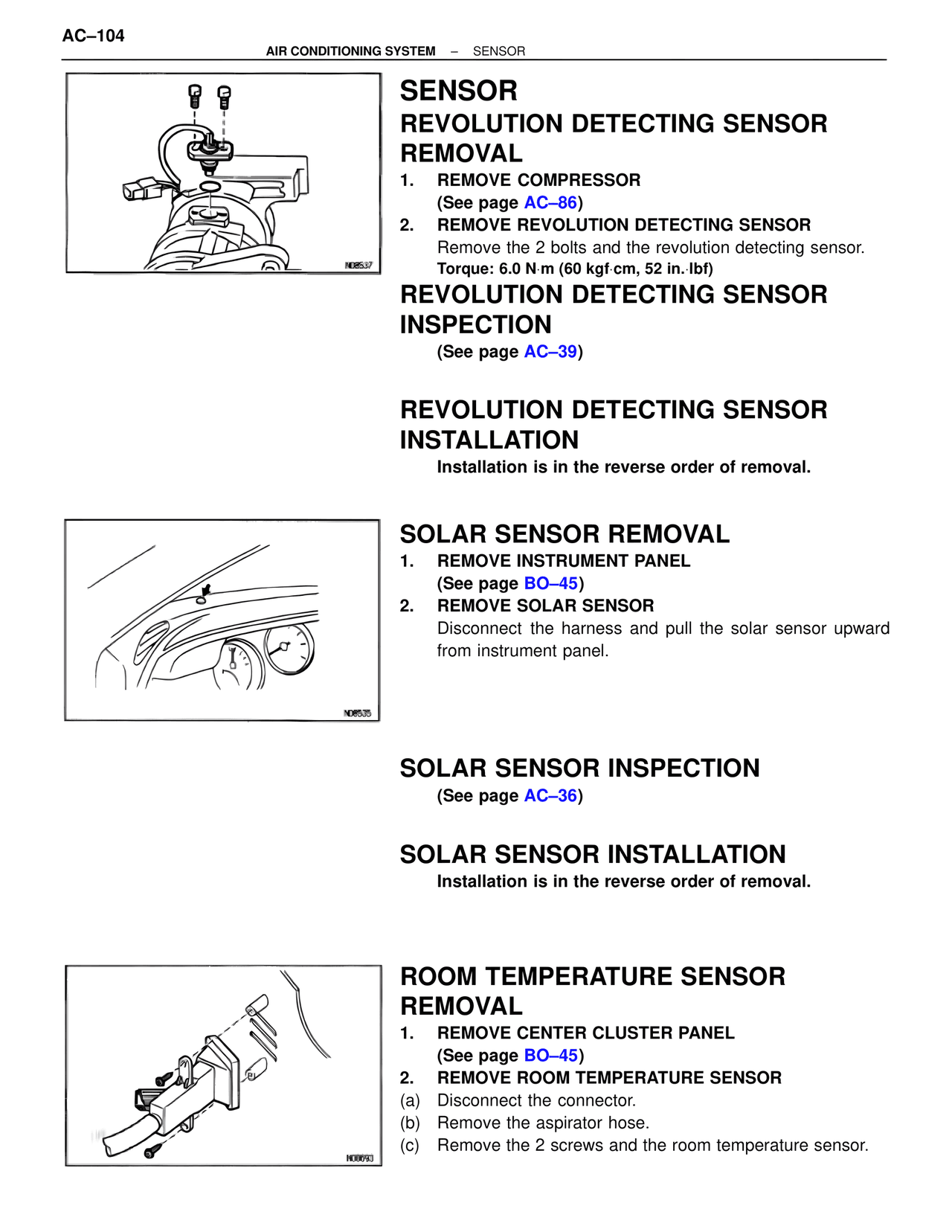 Sensor — MK4 Supra Air Conditioning, page 104